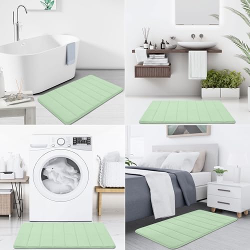 Buganda Memory Foam Bath Mat 60 x 24, Ultra Soft Absorbent Bathroom Rugs