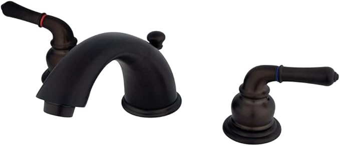 Kingston Brass KB965 Magellan Widespread Bathroom Faucet with Retail Pop-Up, Oil Rubbed Bronze