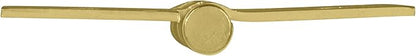 9-Pack Satin Brass Interior Door Hinges – 3.5-inch x 3.5-inch – Square Corner Radius Steel Door Hinge – Fits Standard Doors – Design House 185983
