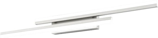PRESDE 40" LED Bathroom Vanity Light, Modern Brushed Nickel Wall Bar Fixture Over Mirror Dimmable