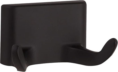 Design House Millbridge 4-Piece Bathroom Accessory Set, Matte Black, Includes Towel Bar, Towel Ring, Toilet Paper Holder, and Robe Hook – Design House, 534628