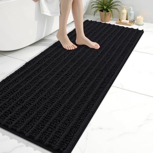 Arotive Bathroom Rugs Mat 60x20, Soft Absorbent Chenille Shaggy Bath Mat