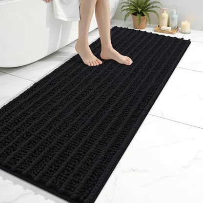 Arotive Bathroom Rugs Mat 60x20, Soft Absorbent Chenille Shaggy Bath Mat