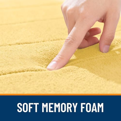 OLANLY Memory Foam Long Bathroom Rugs Runner 47x17, Super Soft Absorbent