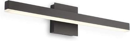 Joossnwell LED Bathroom Vanity Lighting Fixture Over Mirror Black 23.6 Inch | Morden Bathroom Light Fixtures Bath Vanity Light Bar Wall Sconce 18W 4000K