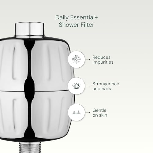 Aquabliss SF500 Daily Essential+ Shower Filter - Brushed Nickel