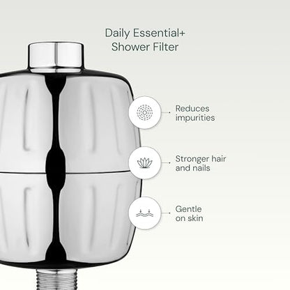 Aquabliss SF500 Daily Essential+ Shower Filter - Brushed Nickel