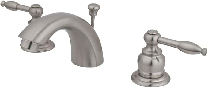Kingston Brass KB958KL Mini-Widespread Bathroom Faucet, Brushed Nickel
