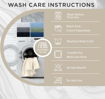 Extra Large Bath Sheet Set of 4,Ultra Soft Fluffy Towel,35”x 70”Oversized Bath Towel Set,Premium Microfiber Bathroom Towel Set Highly Absorbent Quick Dry Shower Towel for Bathroom,Hotel,Spa(Beige)