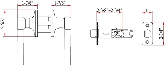 Design House 781831 Scroll Passage Hall and Closet Door Lever Satin Nickel