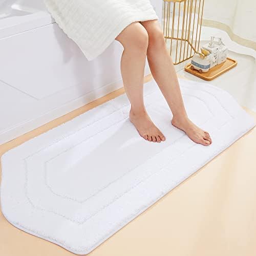 COSY HOMEER Non-Slip Bath Mat Extra Thick Absorbent Plush Washable