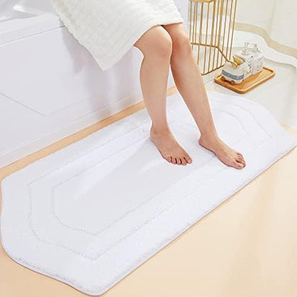 COSY HOMEER Non-Slip Bath Mat Extra Thick Absorbent Plush Washable