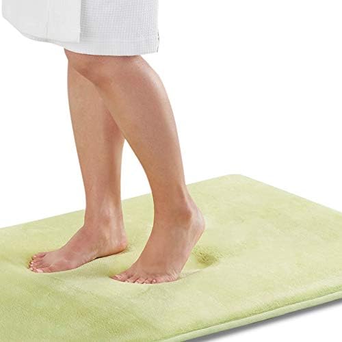 Bath Mats for Bathroom Non Slip - Lime 72" x 24" Memory Foam Bathroom Rugs - Quick Dry Bath Mat