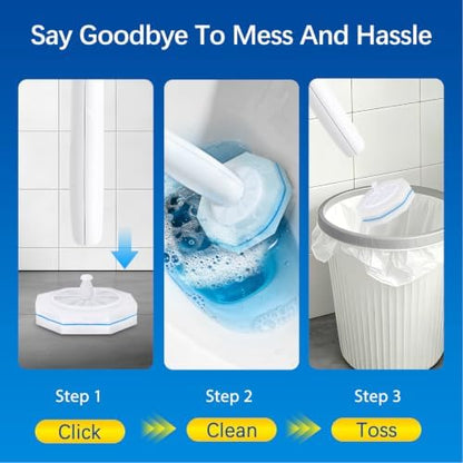 100 P Disposable Toilet Wand Refills, for Clorox Toilet Brush 5x Cleaning