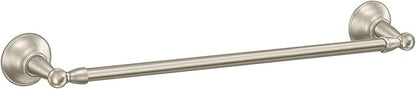 Moen DN6824BN Sage 24-Inch Wall Mount Bathroom Single Bar Towel Bar, Brushed Nickel (Pack of 2)