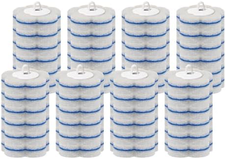 48 Count Disposable Toilet Brush Refill Pads, Disposable Toilet Bowl Wand Refills, Toilet Cleaning Refills, Toilet Scrubber Refills, Brush Head Replacement