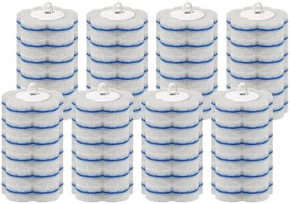 48 Count Disposable Toilet Brush Refill Pads, Disposable Toilet Bowl Wand Refills, Toilet Cleaning Refills, Toilet Scrubber Refills, Brush Head Replacement