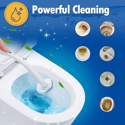80 Count Toilet Bowl Wand Refills, Disposable Toilet Cleaner Refills, Disposable Wand Heads Compatible with Clorox and the Most Toilet Brushes