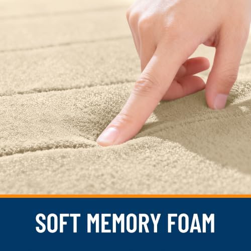 OLANLY Memory Foam Bath Mat 35x24, Super Soft and Absorbent Bathroom Rugs