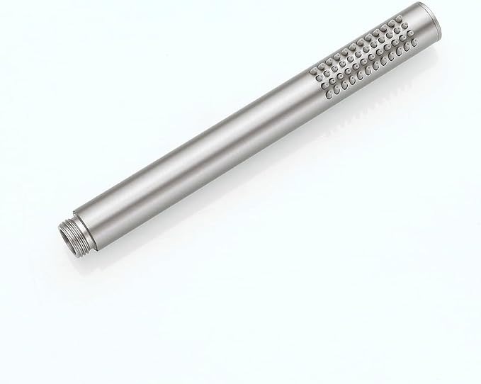Hand Shower Round Wand Handheld Shower Spray High Pressure Single Function Luxury Hand Showerhead Brushed Nickel