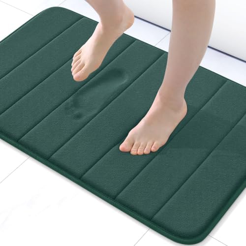 Buganda Memory Foam Bath Mat 30 x 20, Ultra Soft Absorbent Bathroom Rugs