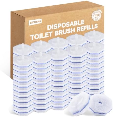 100 Count Toilet Wand Refills Compatible with Clorox Toilet Wand