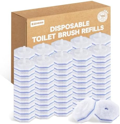 100 Count Toilet Wand Refills Compatible with Clorox Toilet Wand