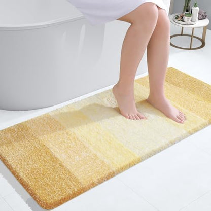 OLANLY Bathroom Runner Rug 44x24, Extra Soft Absorbent Microfiber Bath Rugs