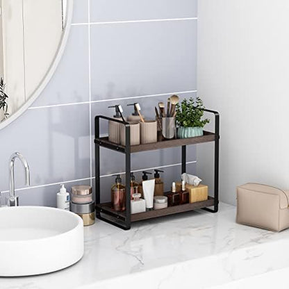 HNRLOY Bathroom Counter Organizer, Bathroom Counter Shelf, Makeup Organizer