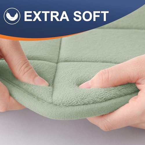 OLANLY Memory Foam Bath Mat 59x34, Ultra Soft and Absorbent Bathroom Rugs