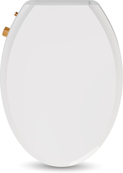 VOVO Nature 8 Non-electric Bidet Toilet Seat, Fits Round Toilets, Ambient Water Temperature, Easy Installation - White