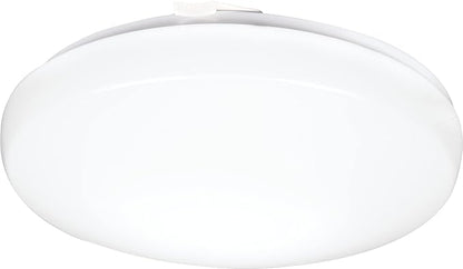 Lithonia Lighting 14 Inch Round LED Flush Mount Ceiling Light, Low Profile Modern Ceiling Light Fixture, 4000K Cool White Color Temperature, Dimmable, White (FMLRL 14 20840 M4)