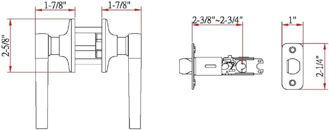 Design House Scroll Passage Hall and Closet Door Lever, Polished Brass, 6.375 in x 1.88 in x 2.625 in, 783035