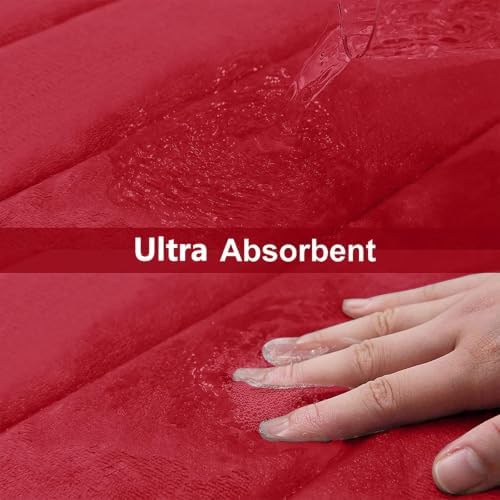 Buganda Memory Foam Bath Mat 34 x 20, Ultra Soft Absorbent Bathroom Rugs