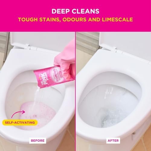 Stardrops The Pink Stuff Miracle Foaming Toilet Powder Kit