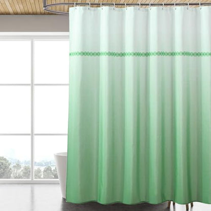 LLSCL Fabric Shower Curtain Liner with Magnets, Waterproof Hotel Quality, 72 x 72 Machine Washable