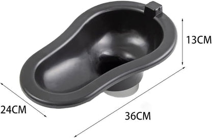 Portable Toilet Squatting Toilet Emergency Toilet Temporary Toilet for Easy Assembly Pp Body Lightweight Design Suitable for Construction Sites Adults