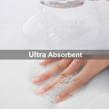 Buganda Memory Foam Bath Mat 35.4 x 24, Ultra Soft Absorbent Bathroom Rugs