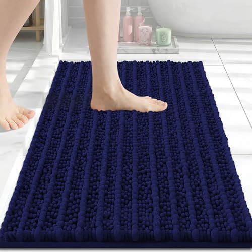 Arotive Bathroom Rugs Mat 30x17, Soft Absorbent Chenille Shaggy Bath Mat