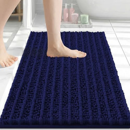 Arotive Bathroom Rugs Mat 30x17, Soft Absorbent Chenille Shaggy Bath Mat