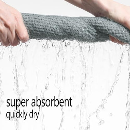 YTYC 39x78 Bath Sheets Set,Towels for Bathroom,Grey,6-Pieces