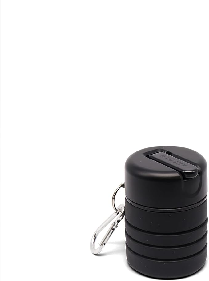 TUSHY Travel Bidet: Collapsible & Expandable for Discreet Portability | Refreshing Clean for Camping, Outdoors & Travel (Peri Bottle for Postpartum Care, Helps with Hemorrhoid Relief), Got2Go Onyx