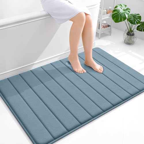OLANLY Memory Foam Large Bath Mat 44x32, Super Soft Absorbent Bathroom Rugs