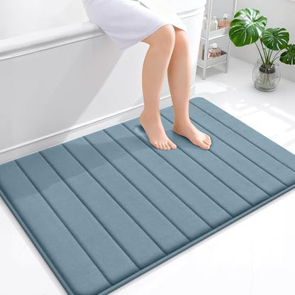 OLANLY Memory Foam Large Bath Mat 44x32, Super Soft Absorbent Bathroom Rugs