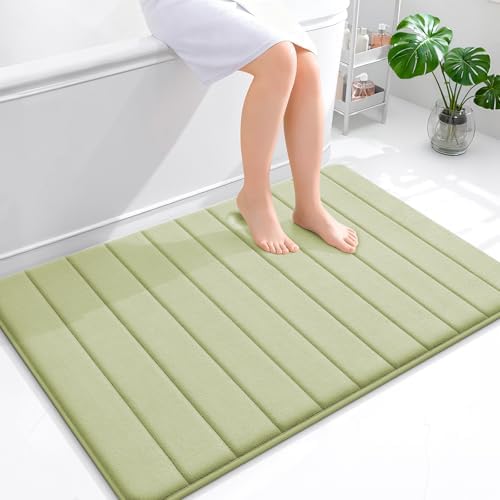 OLANLY Memory Foam Large Bath Mat 44x32, Super Soft Absorbent Bathroom Rugs