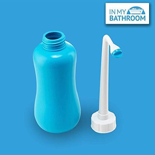 Butt Buddy Go - Portable Handheld Bidet & Fresh Water Bottle Sprayer (for Home, Travel, Outdoors | Retractable Nozzle, Soft-Squeeze Plastic, Large Volume | Stay Clean On-The-Go | Carry Bag Included)
