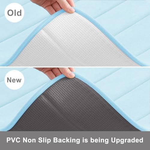 Buganda Memory Foam Bath Mat 47 x 17, Ultra Soft Absorbent Bathroom Rugs