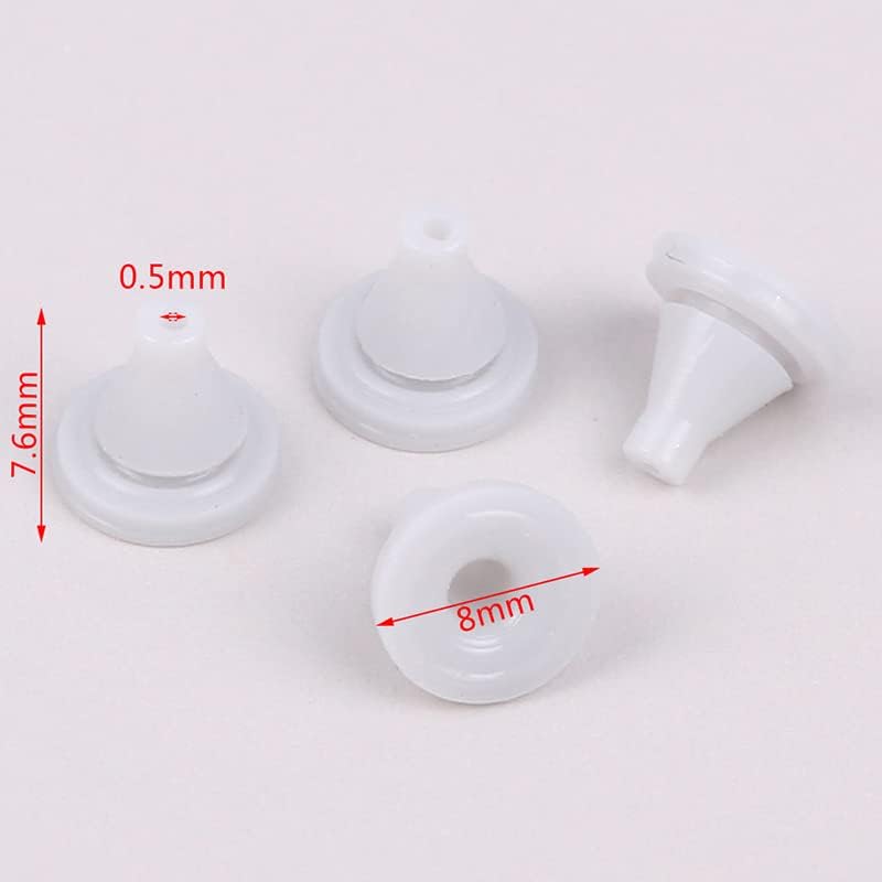50 Pack Rain Shower Head Nozzles Replacement Universal Shower Heads Nozzle Inserts Silicone Nibs Parts for High Pressure Showerhead Combo Rainfall Shower Head Handheld Spray Combo