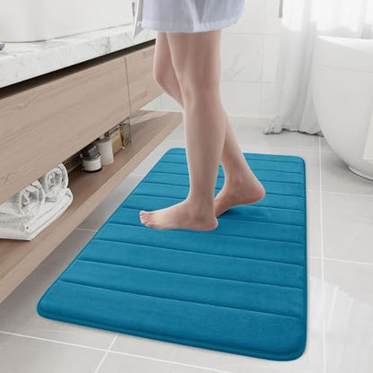 Buganda Memory Foam Bath Mat 44 x 24, Ultra Soft Absorbent Bathroom Rugs