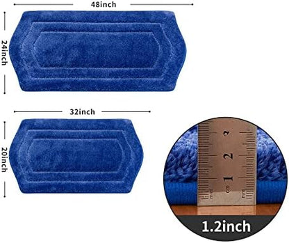 COSY HOMEER Non-Slip Bath Mats Extra Thick Absorbent Plush Washable